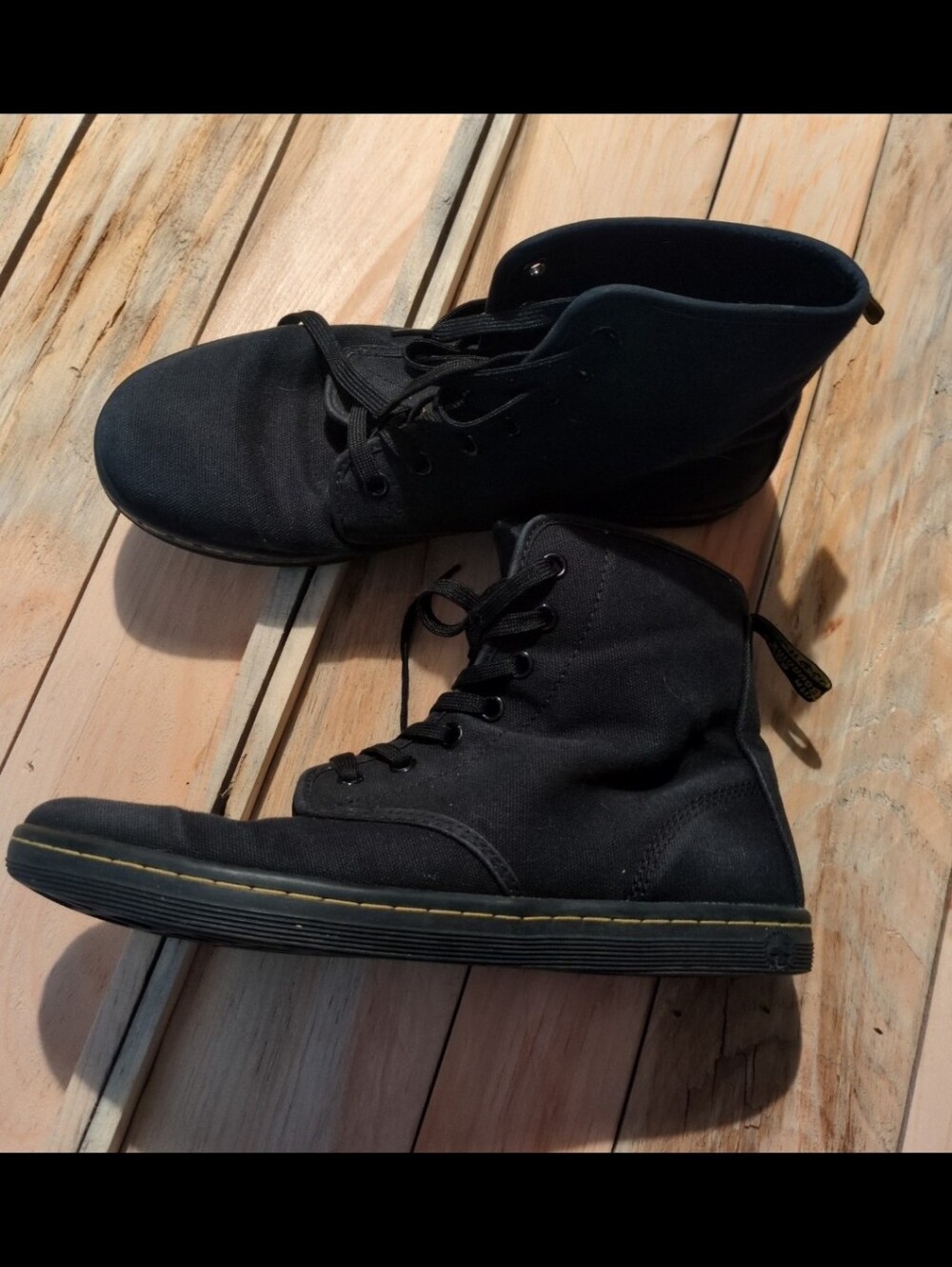 Dr martens  canvas lace up boot